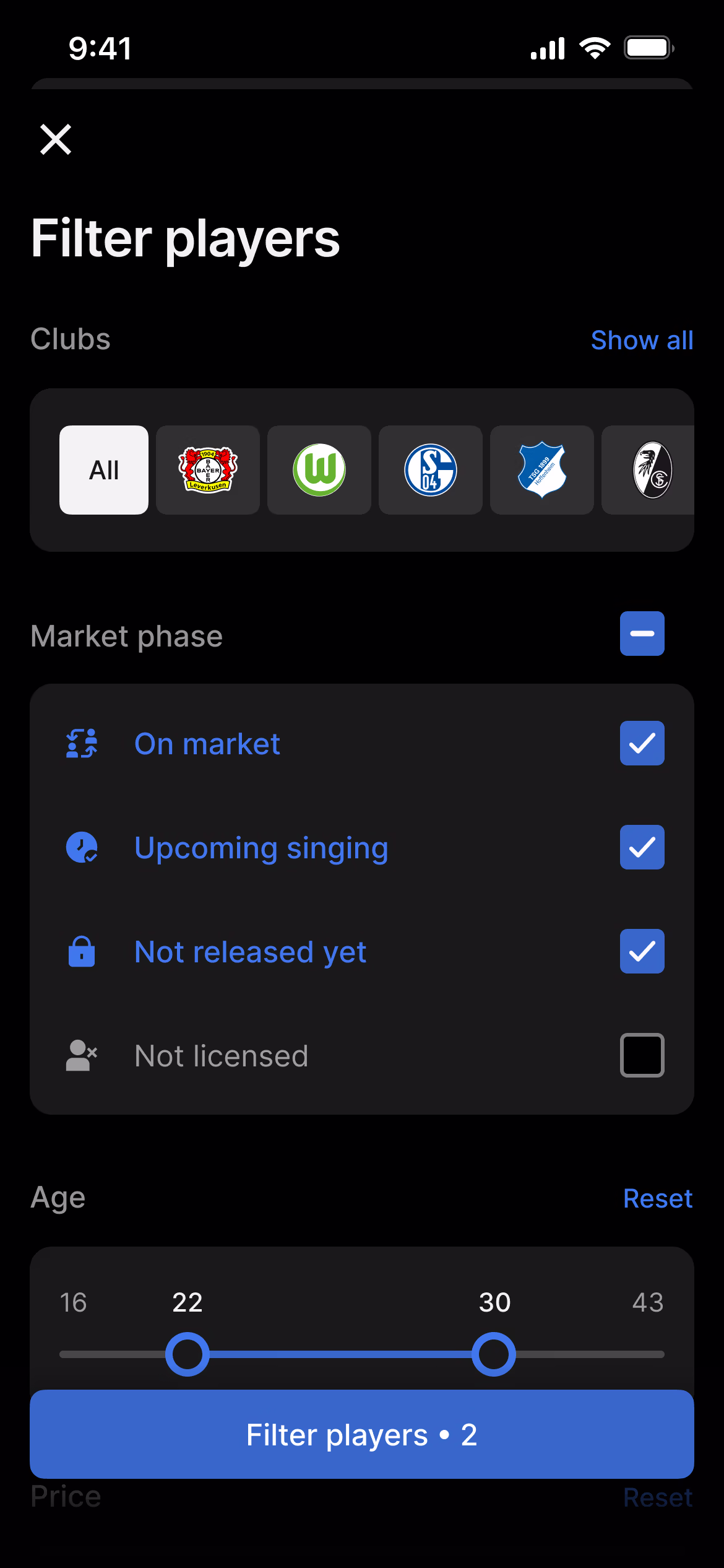 Tradar Filter Screen
